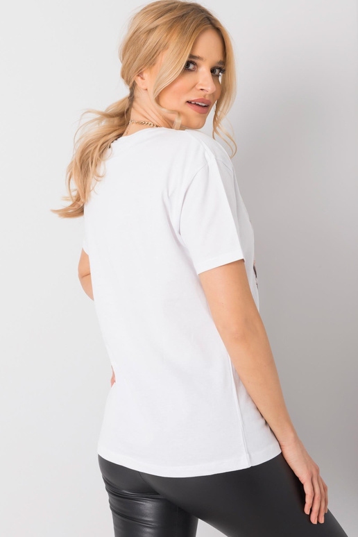 Balts Agates t-krekls