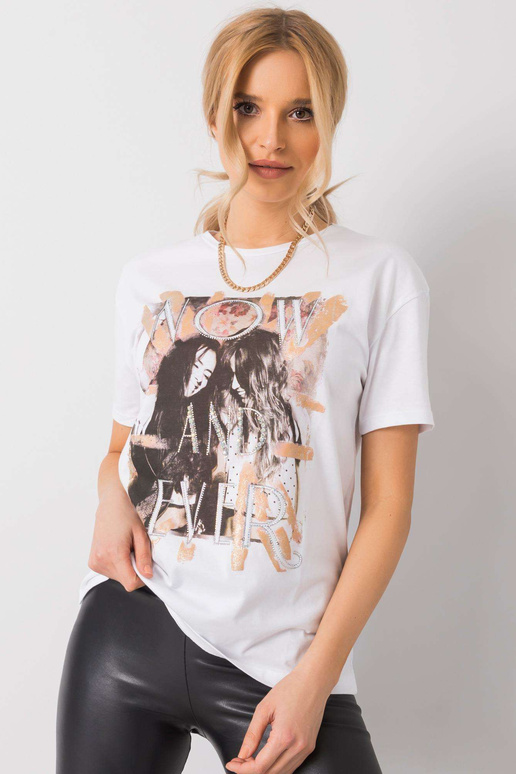 Balts Agates t-krekls