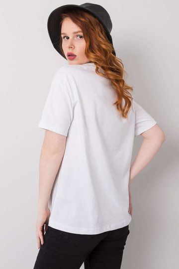 Madelyn White Cotton T-krekls