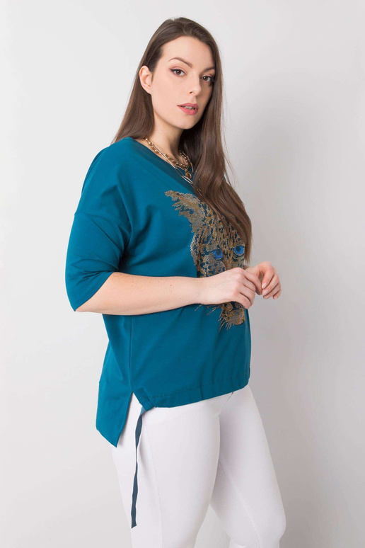 Jūras liela izmēra blūze ar Darren...