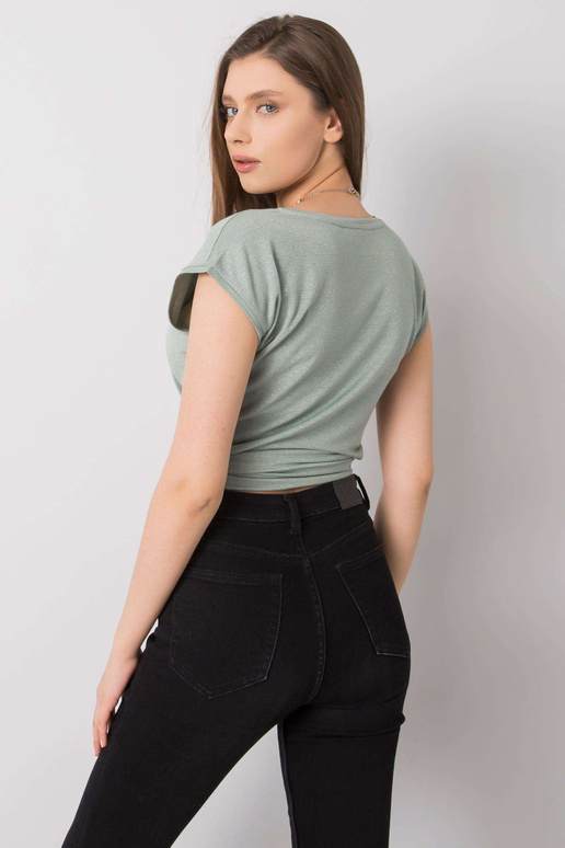 Gaiši zaļa svītraina blūze Giselle...