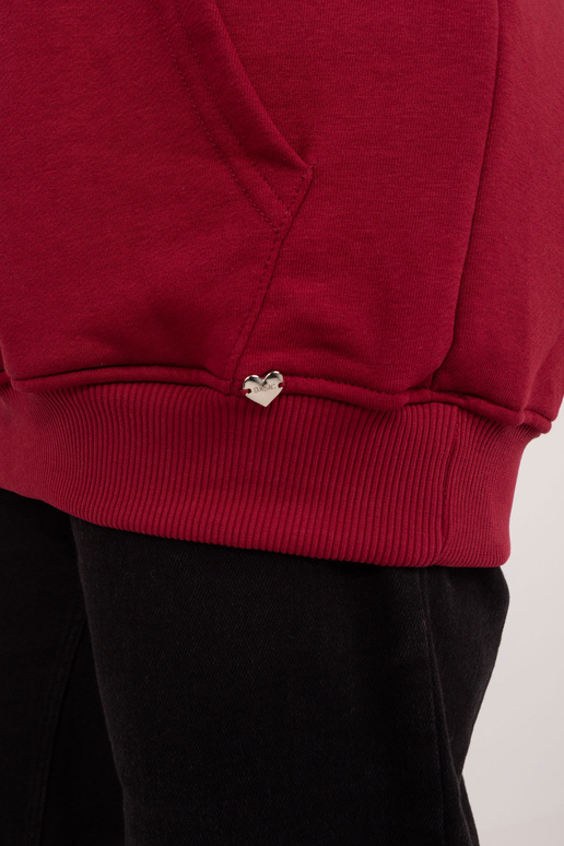 Burgundijas lielizmēra Luna kapuci