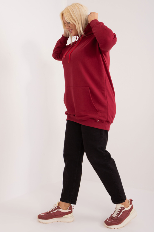 Burgundijas lielizmēra Luna kapuci