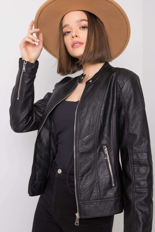 Eulalie Black Eco ādas jaka