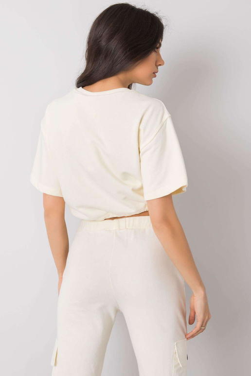 Ecru īss džemperis Arlene RUE PARIS Ecru īss džemperis Arlene RUE PARIS