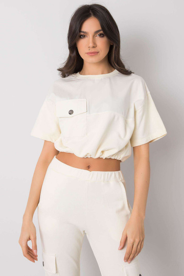 Ecru īss džemperis Arlene... 2