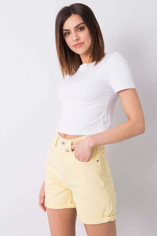 Dzelteni džinsa šorti Sloane RUE PARIS