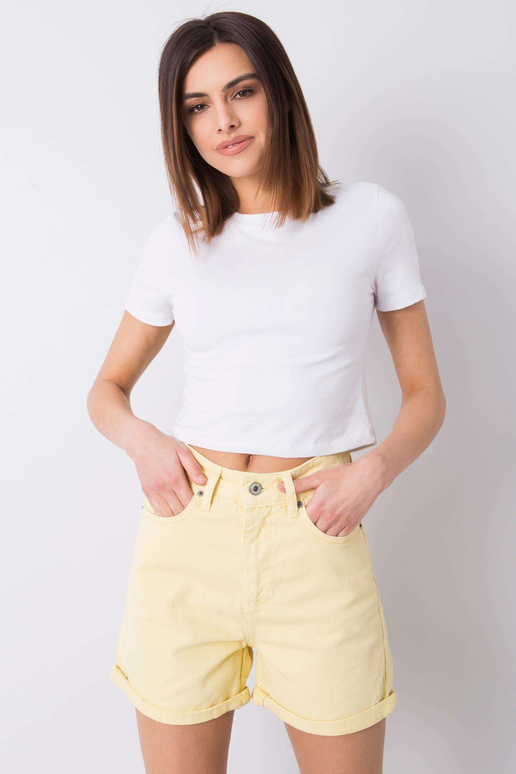 Dzelteni džinsa šorti Sloane RUE PARIS