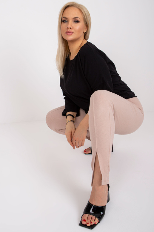 Melna sieviešu liela izmēra kokvilnas...