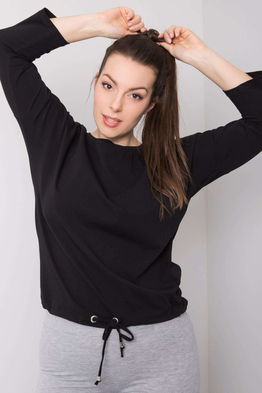 Melna sieviešu liela izmēra kokvilnas...