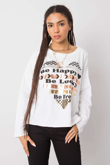 Miriana balta blūze ar...