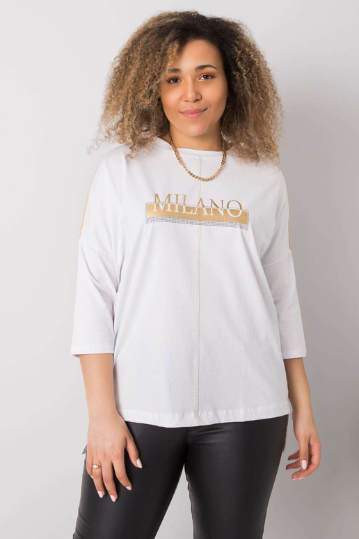 Alissa Balta kokvilnas blūze