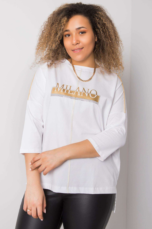 Alissa Balta kokvilnas blūze