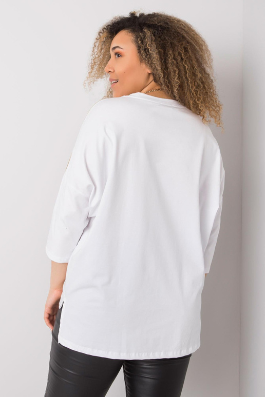 Alissa Balta kokvilnas blūze