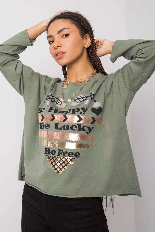 Khaki krāsas Miriana blūze ar garām...