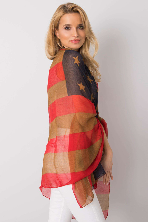 Sarkanbrūns iesaiņojums ar apdruku