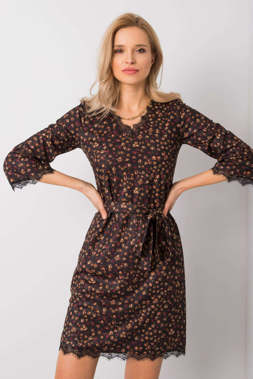 Coralie melna kleita