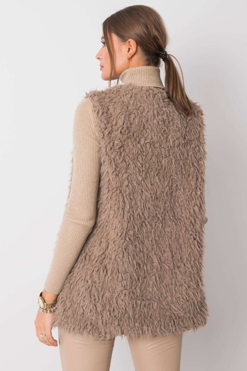 Tumši bēša kažokādas veste... 2