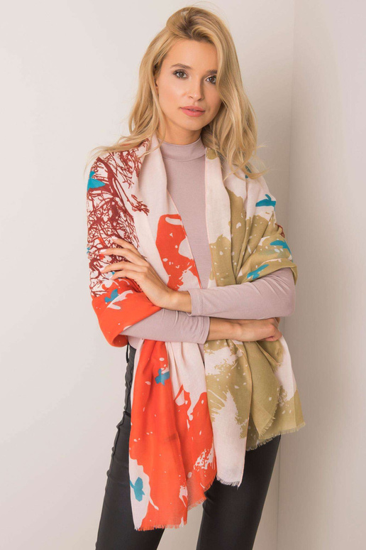 Tumši bēši brūna raksta slings