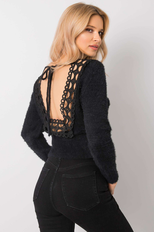 Silvijas melns džemperis