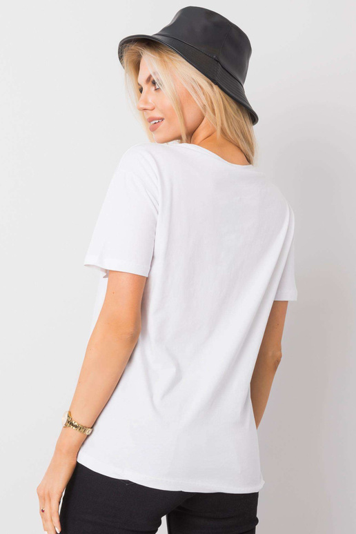 Balts Marcia t-krekls