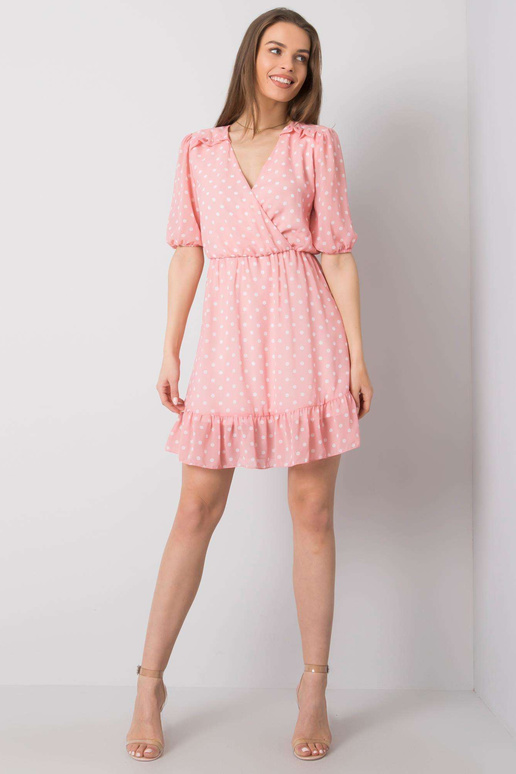 Rozā kleita ar volānu Paloma SUBLEVEL