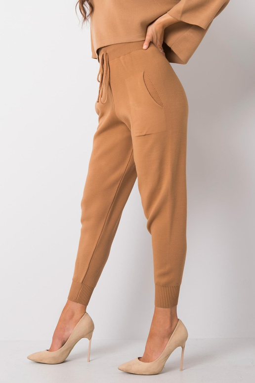 Eleanor RUE PARIS gaiši brūnas bikses