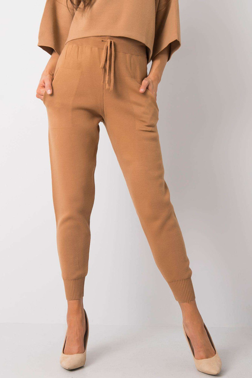 Eleanor RUE PARIS gaiši brūnas bikses