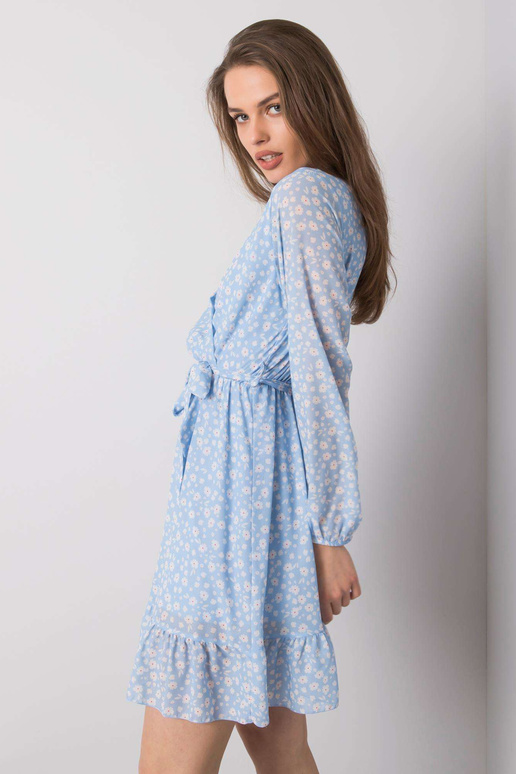 Zila kleita ar volāniem Eunika OCH BELLA