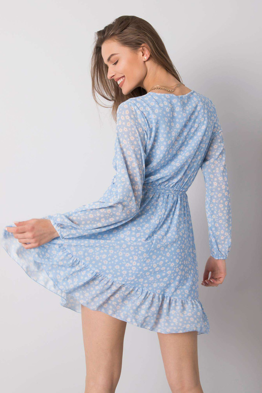 Zila kleita ar volāniem Eunika OCH BELLA