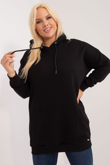 Luna Black Plus Size kapuci 2