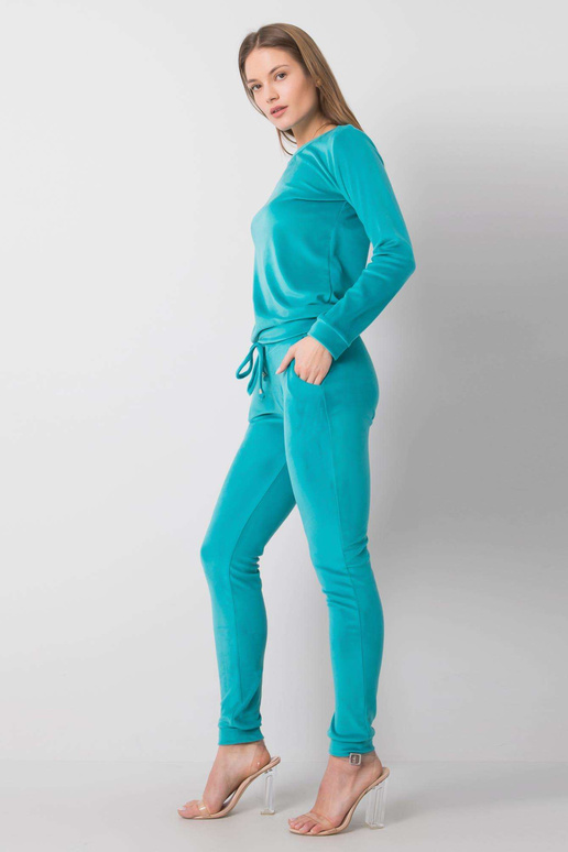 Tirkīza velūra komplekts Clarisa RUE... Tirkīza velūra komplekts Clarisa RUE...