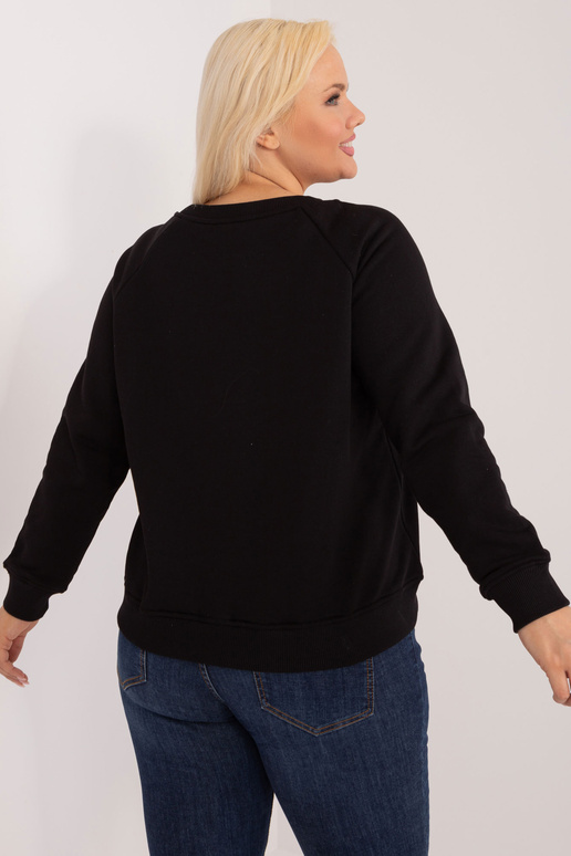 Donna melns liela izmēra kokvilnas...