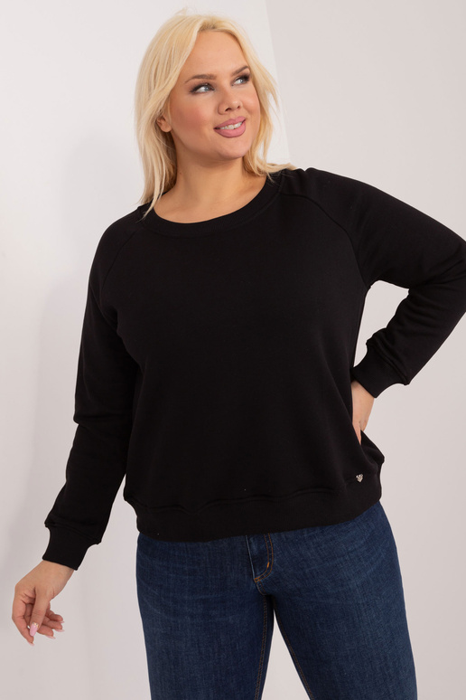 Donna melns liela izmēra kokvilnas...