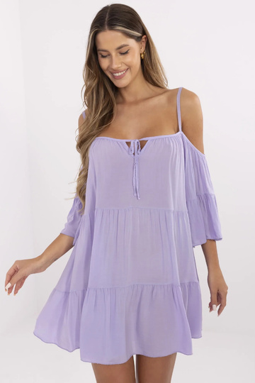 Ceriņu krāsas kleita no... 2