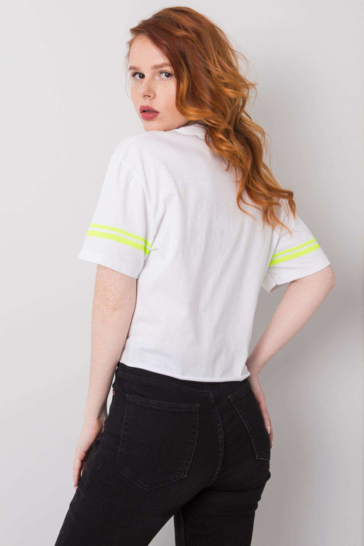 Balts Marlene Cotton T-krekls Balts Marlene Cotton T-krekls