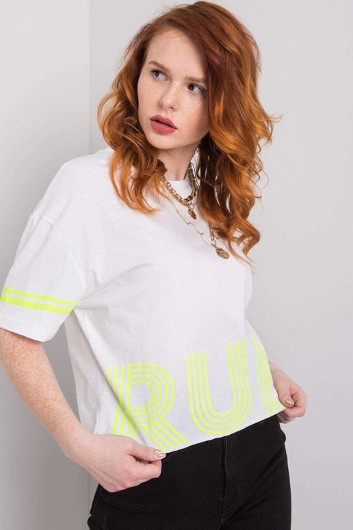 Balts Marlene Cotton T-krekls Balts Marlene Cotton T-krekls