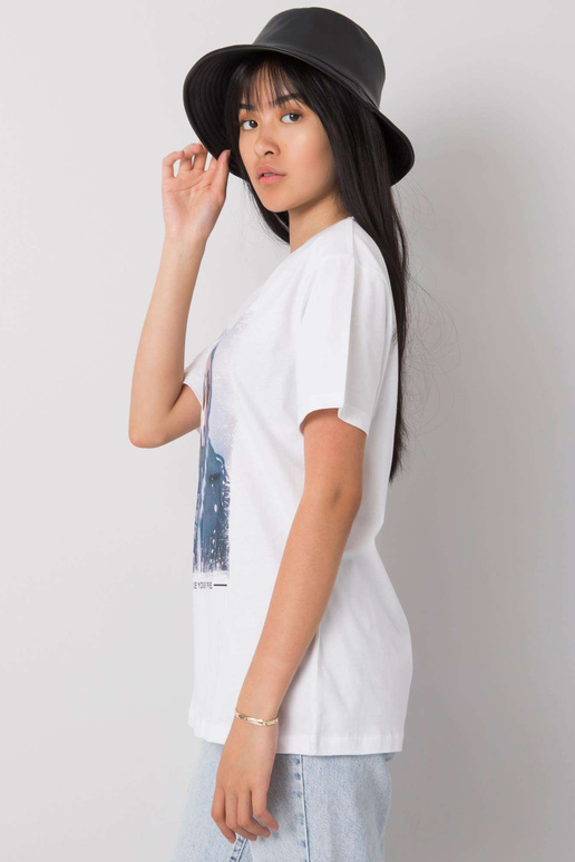 Balts T-krekls ar Kemmy apdruku