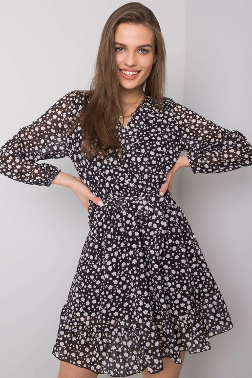 Melna kleita ar volāniem Eunika OCH... Melna kleita ar volāniem Eunika OCH...