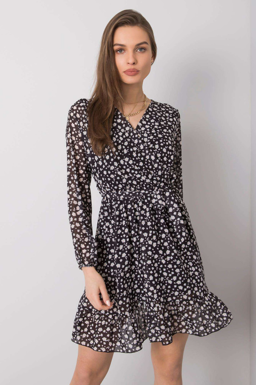 Melna kleita ar volāniem Eunika OCH... Melna kleita ar volāniem Eunika OCH...