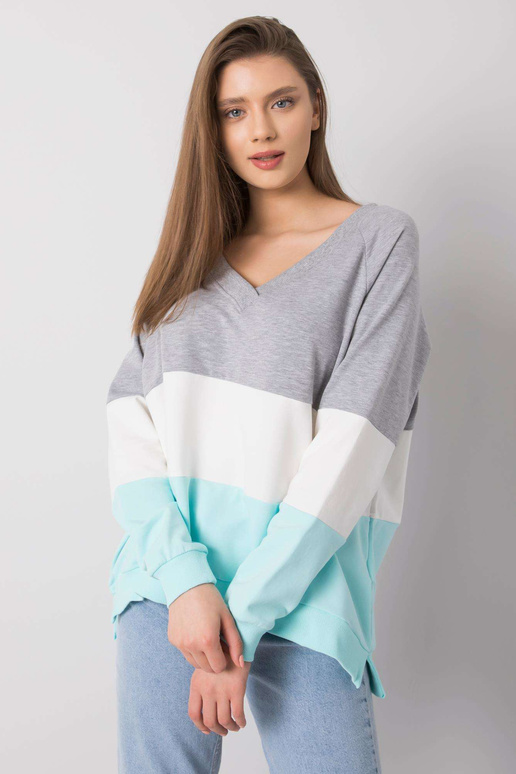 Pelēks piparmētru sporta krekls Lotta...