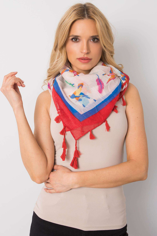 Bēšs sieviešu apvalks ar apdruku