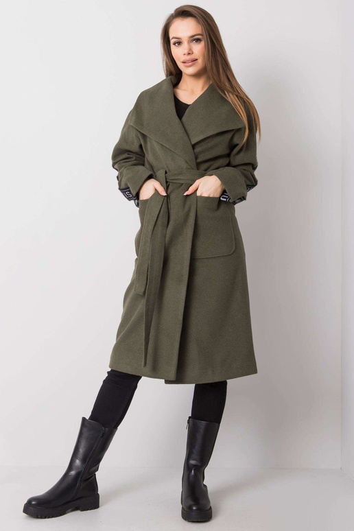 Haki krāsas mētelis Danni