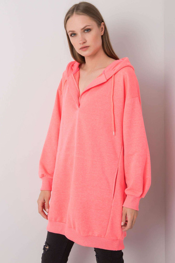 Fluo Pink Hoodie Olive
