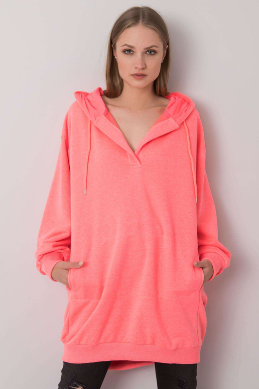 Fluo Pink Hoodie Olive