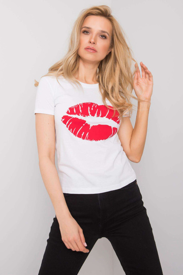 Balts T-krekls ar apdruku...