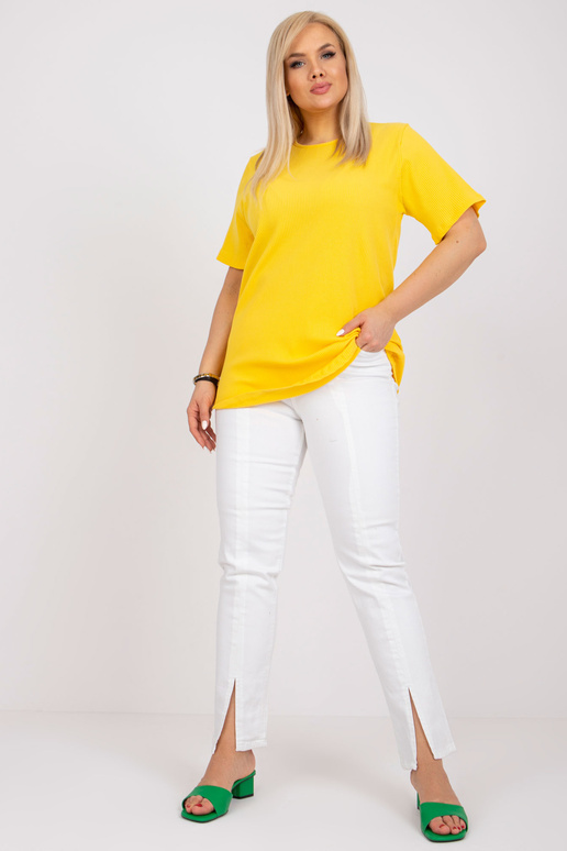 Dzeltena liela izmēra blūze no...