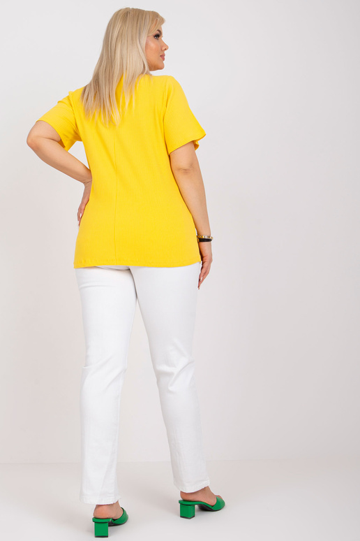 Dzeltena liela izmēra blūze no...