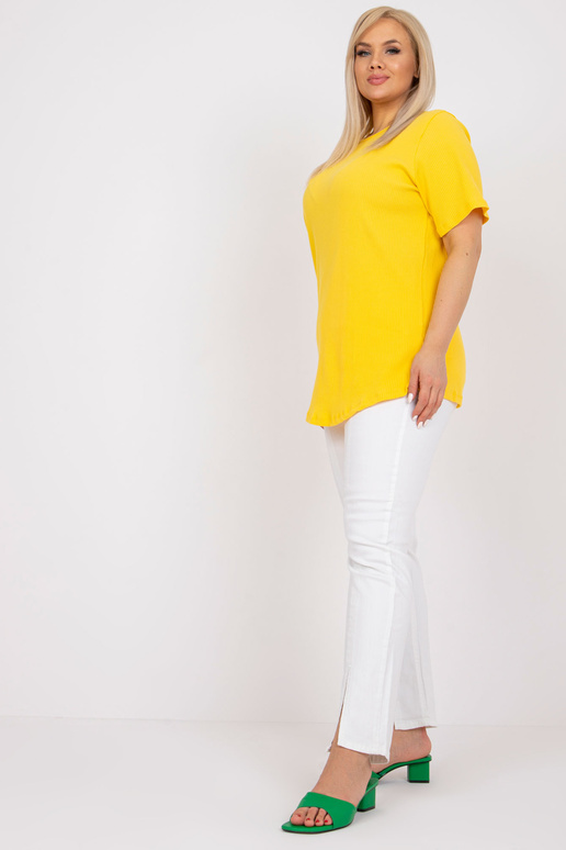 Dzeltena liela izmēra blūze no...