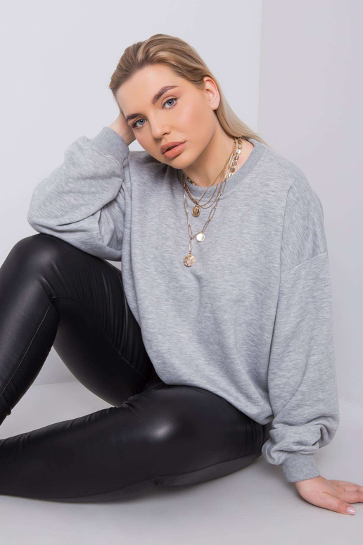 Pelēks liela izmēra sporta krekls Mischa Pelēks liela izmēra sporta krekls Mischa